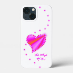 Rainbow Heart with Stars , The Magic Of Love iPhone 13 Mini Case