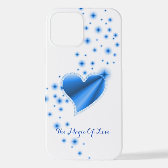 Rainbow Heart with Stars , The Magic Of Love iPhone Case (Back)