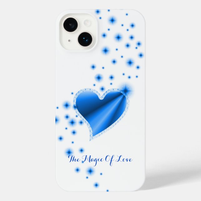 Rainbow Heart with Stars , The Magic Of Love iPhone Case (Back)