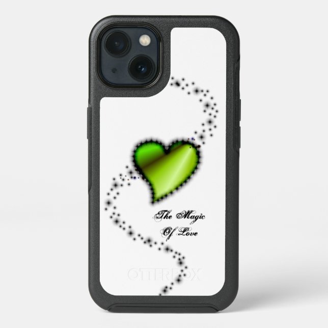 Rainbow Heart with Stars , The Magic Of Love Otterbox iPhone Case (Back)