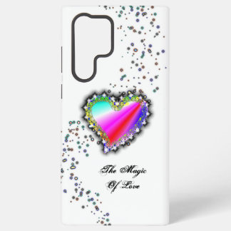Rainbow Heart with Stars , The Magic Of Love Samsung Galaxy S22 Ultra Case