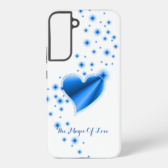 Rainbow Heart with Stars , The Magic Of Love Samsung Galaxy Case (Back)
