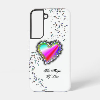 Rainbow Heart with Stars , The Magic Of Love Samsung Galaxy S22 Case