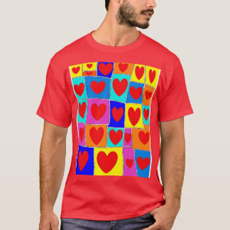 rainbow hearts 24 1 T-Shirt