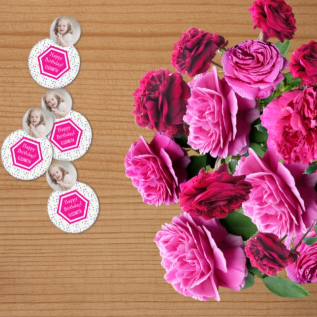 Rainbow Hearts 2nd Birthday Confetti (Creator Uploaded)