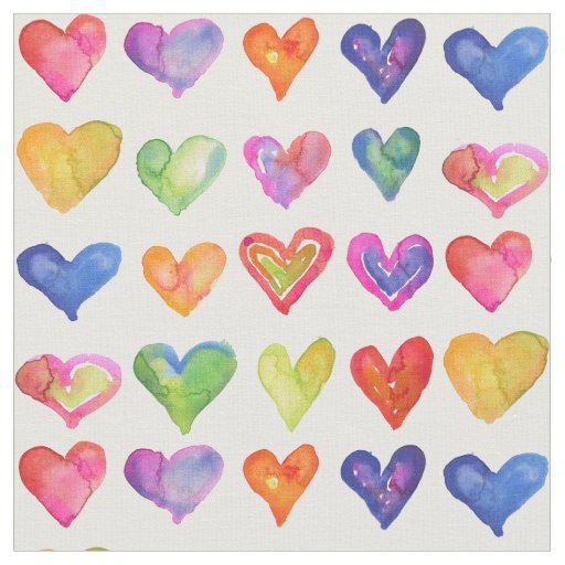 Cute Watercolor Rainbow Heart Post-it Notes, Zazzle