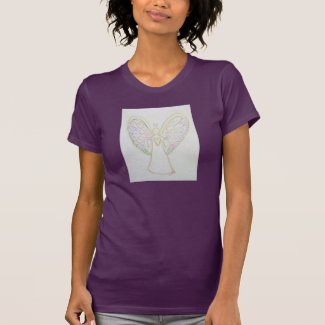 Rainbow Hearts Guardian Angel Custom T-Shirt