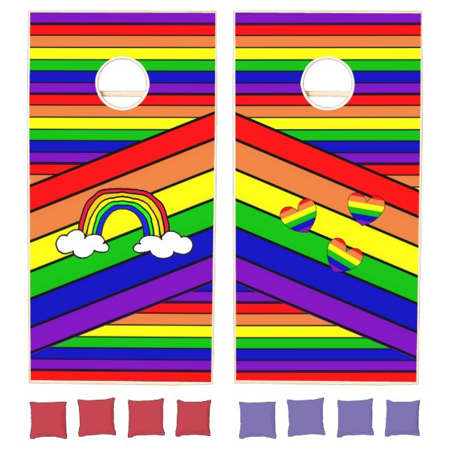 Rainbow Hearts LGBT Pride Game (Set)