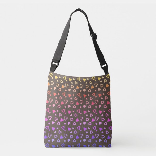 Rainbow Hearts Tote (Front)