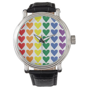 Rainbow Hearts Watch