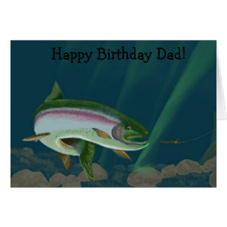 Fishing Happy Birthday Dad Gifts on Zazzle