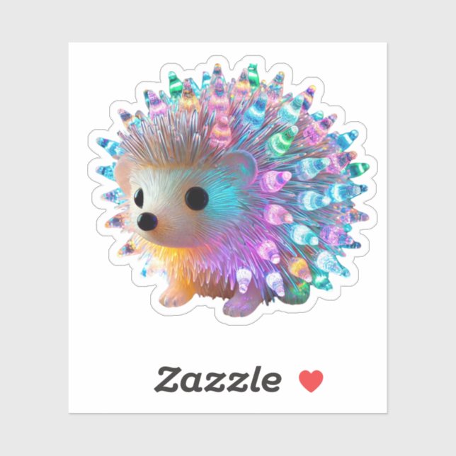 Rainbow Hedgehog Delight Sticker (Sheet)