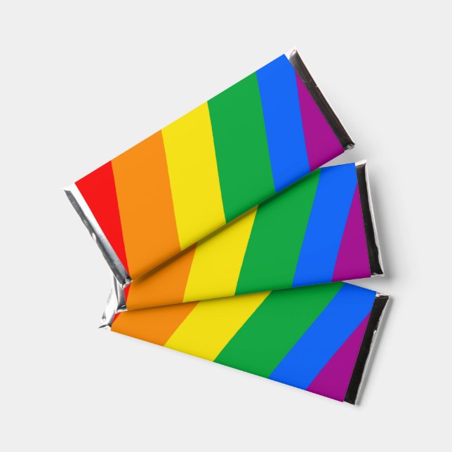 Rainbow Hershey Bar Favors (Front)