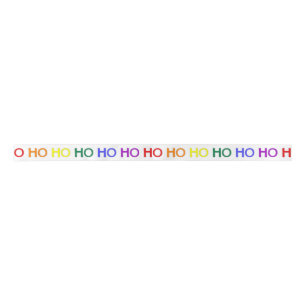 Rainbow Ho Ho Ho Ribbon