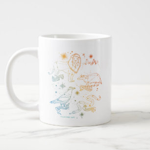 Rainbow HOGWARTS™ Houses Constellations Giant Coffee Mug