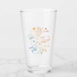 Rainbow HOGWARTS™ Houses Constellations Glass