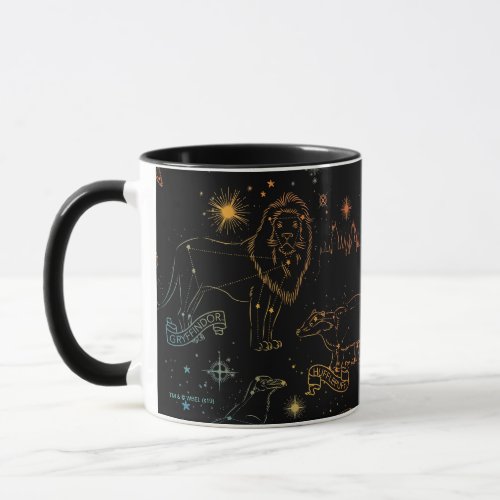 Rainbow HOGWARTSâ Houses Constellations Mug