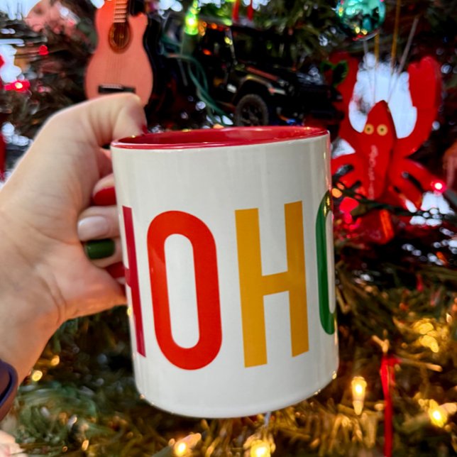 Rainbow HoHoHo Santa Mug for some Christmas Joy (Creator Uploaded)
