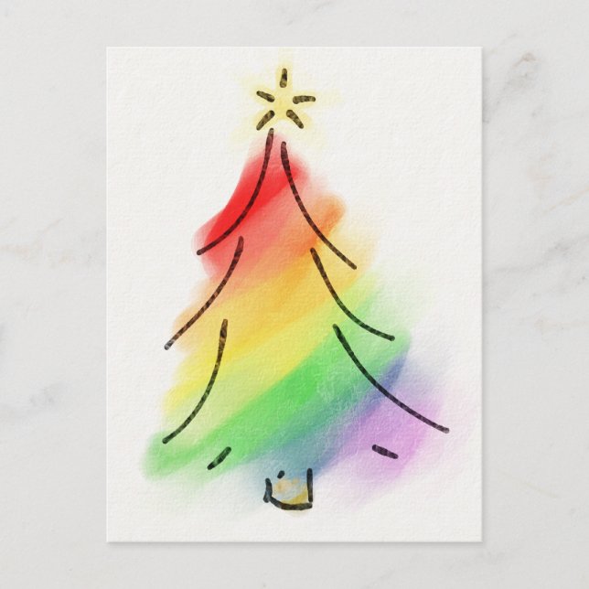 Rainbow Holiday Tree (Front)