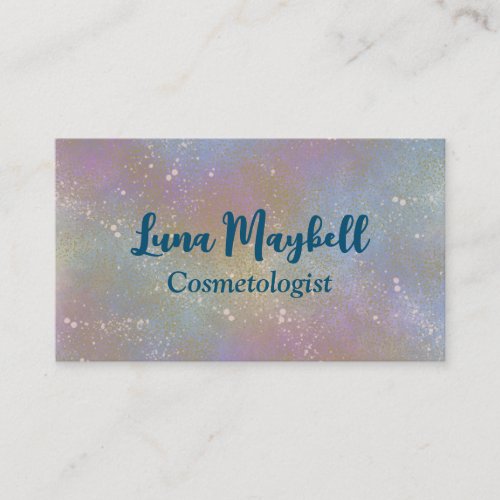 Rainbow Holographic Business Card