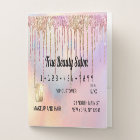 Rainbow Holographic Glitter Drips Credit