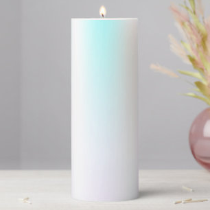 Rainbow Holographic Pillar Candle