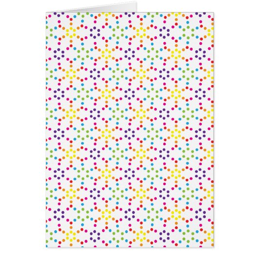 Rainbow Honeycomb Cards (Front)