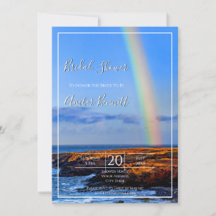 Rainbow, Hope & Happiness, Wedding Bridal Shower Invitation