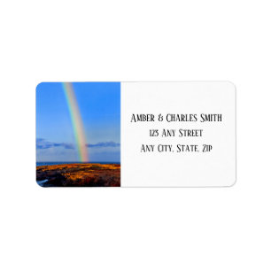 Rainbow, Hope & Happiness, Wedding Label
