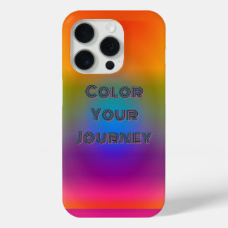 Rainbow Horizon Color Your Journey iPhone 15 Pro Case