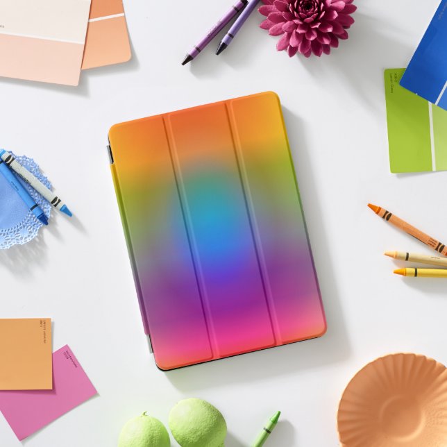 Rainbow Horizon iPad Pro Cover (Desk)