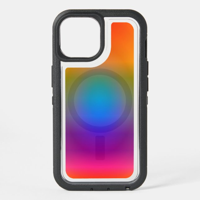 Rainbow Horizon iPhone 15 Case (Back)