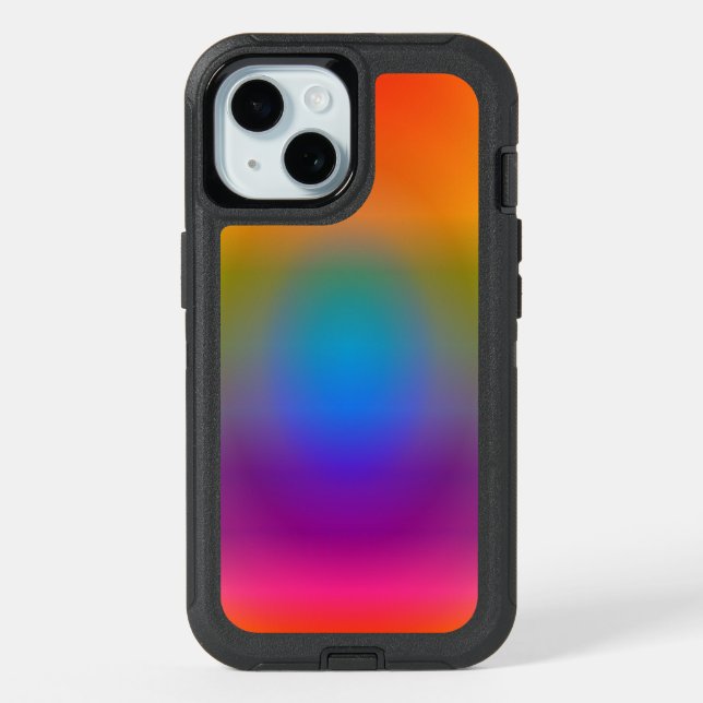 Rainbow Horizon iPhone 15 Case (Back)