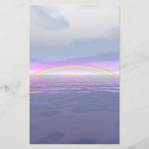 Rainbow Horizon Stationery Paper