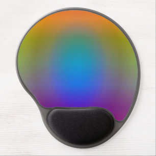 Rainbow Horizons Gel Mouse Pad