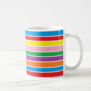 Rainbow Horizontal Stripes Coffee Mug