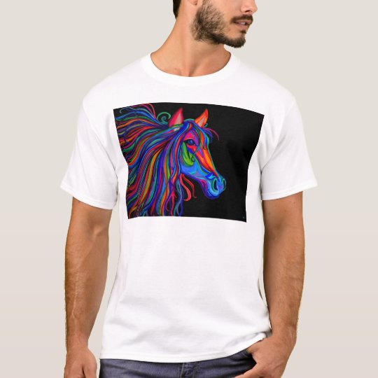 rainbow horse head T-Shirt