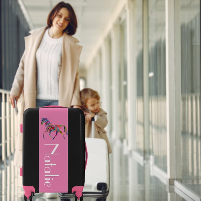 Rainbow horse no2 luggage (Creator Uploaded)