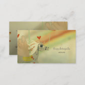 Rainbow Horse old vintage business card (Front/Back)