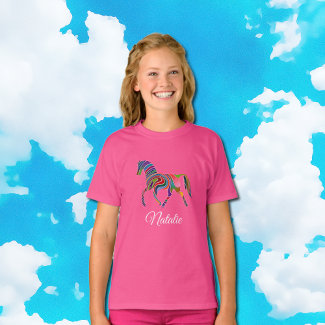 Rainbow horse  - personalized