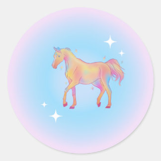 rainbow horse stickers