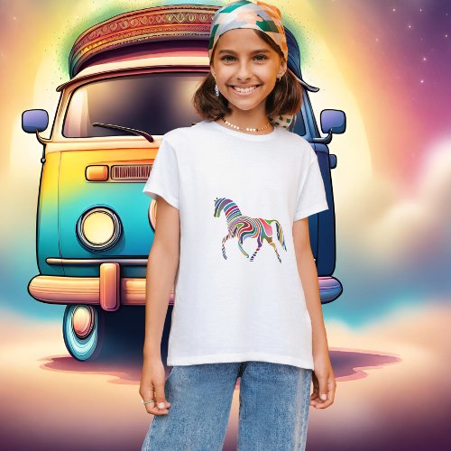 Rainbow horse  Tee Shirts