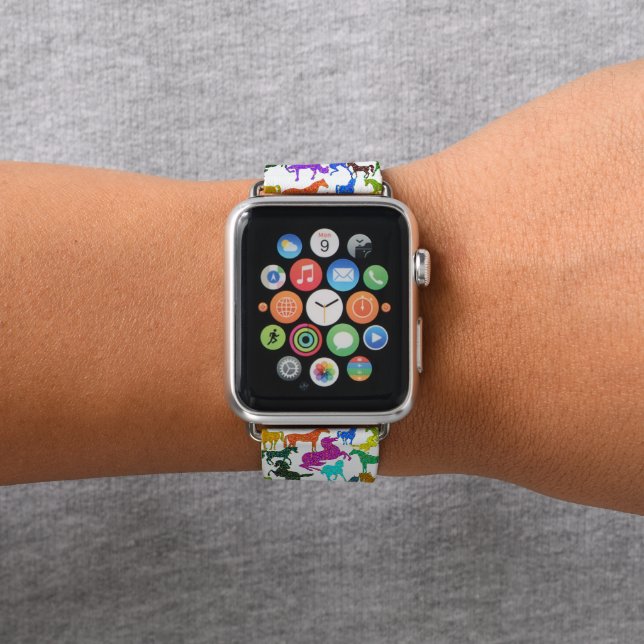 Rainbow Horses Apple Watch Band (In Situ)