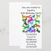 Rainbow Horses - "Dotty about Horses!" (Front/Back)