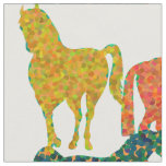 Rainbow Horses - "Dotty about Horses!" Fabric