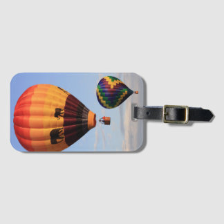 Rainbow Hot Air Balloons Luggage Tag