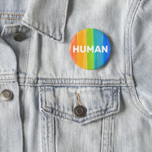Rainbow Human Button