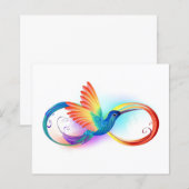 Rainbow Hummingbird with Infinity symbol (Front/Back)