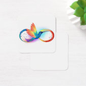 Rainbow Hummingbird with Infinity symbol (Desk)
