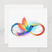 Rainbow Hummingbird with Infinity symbol (Front/Back)
